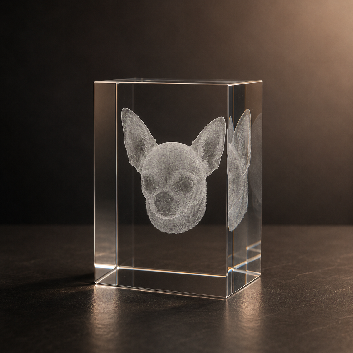 Grabado Láser 3D Personalizado en Cristal