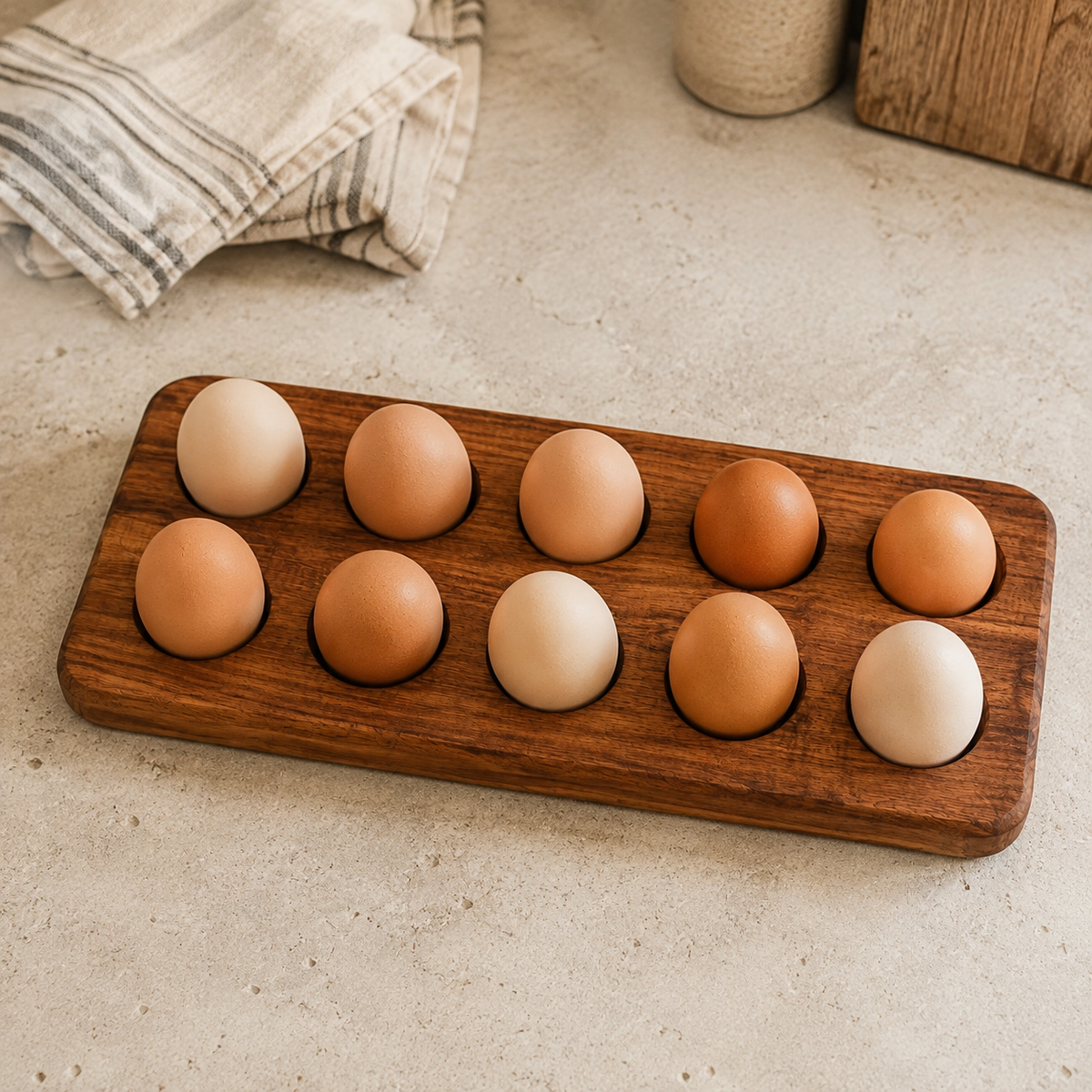 Huevera de Tzalam para 10 Huevos