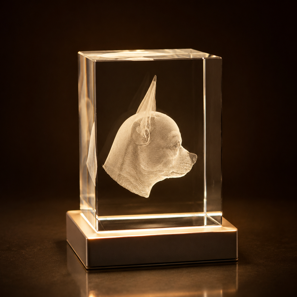 Grabado Láser 3D Personalizado en Cristal