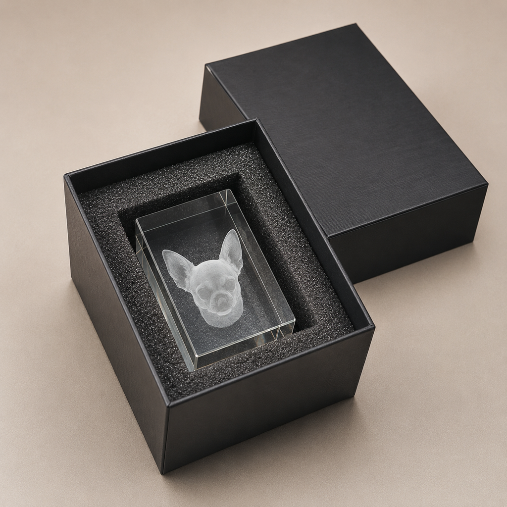 Grabado Láser 3D Personalizado en Cristal