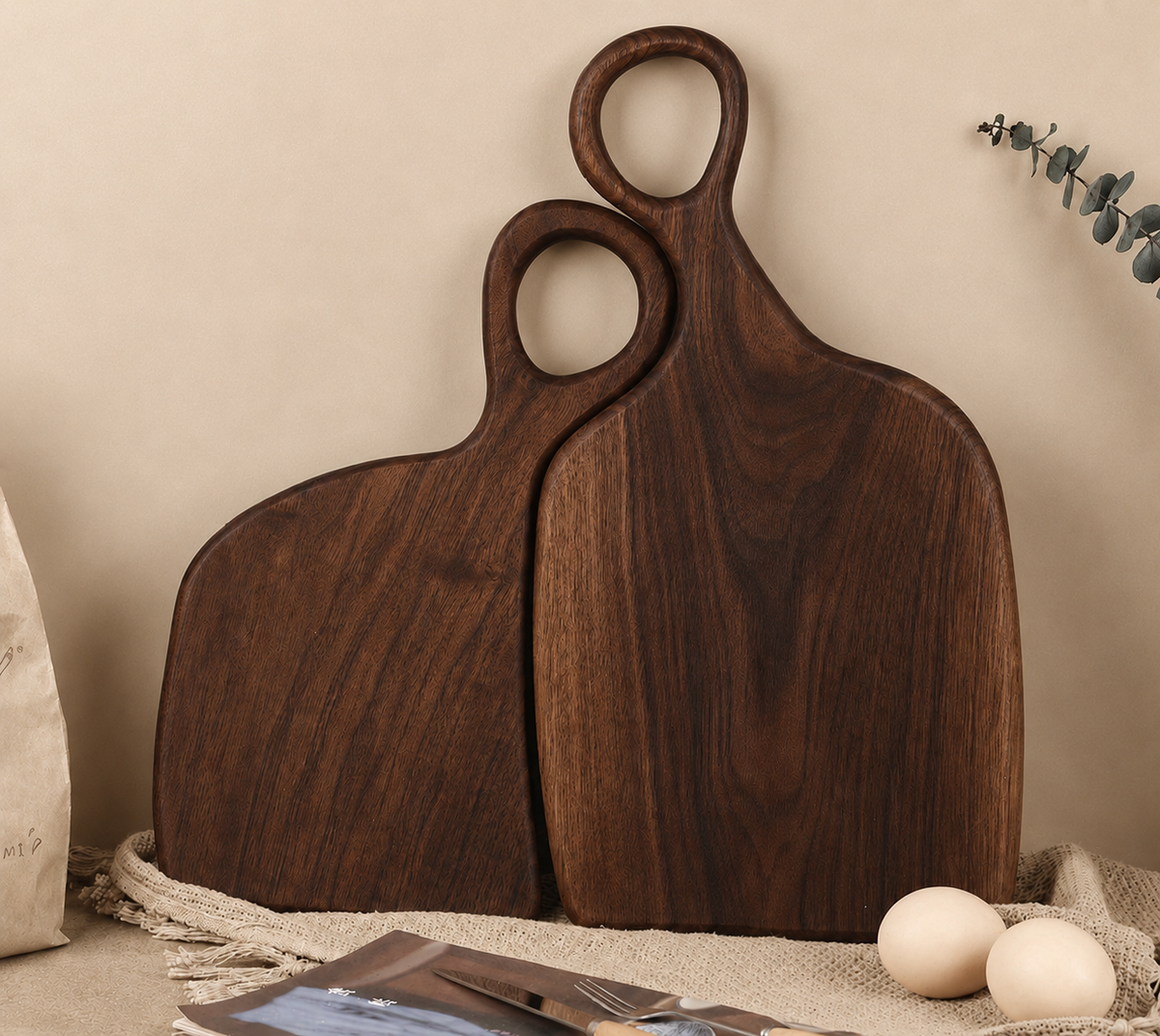Set de 2 Tablas Enamoradas de Tzalam para Charcutería
