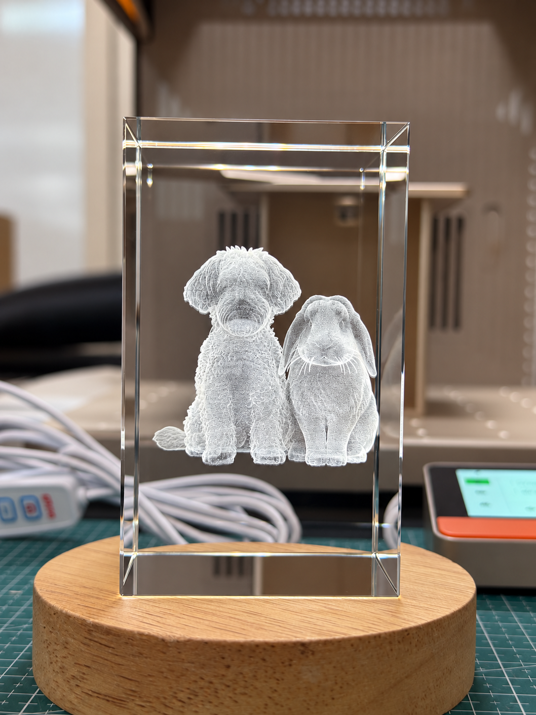 Grabado Láser 3D Personalizado en Cristal