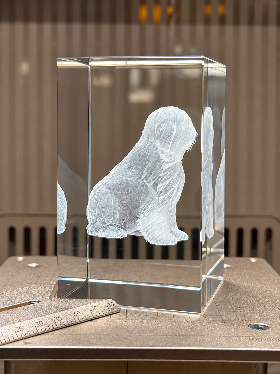 Grabado Láser 3D Personalizado en Cristal